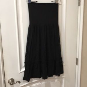 Lapis boho  lace skirt with lining size L